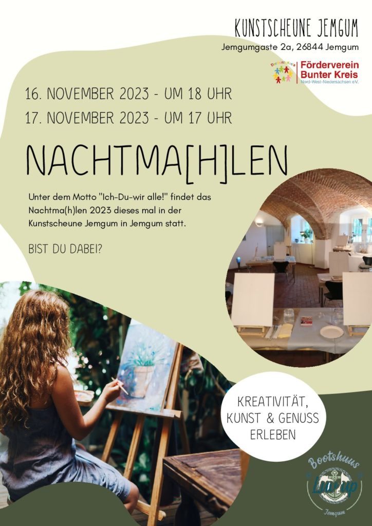 Nachtma[h]len Jemgum Flyer